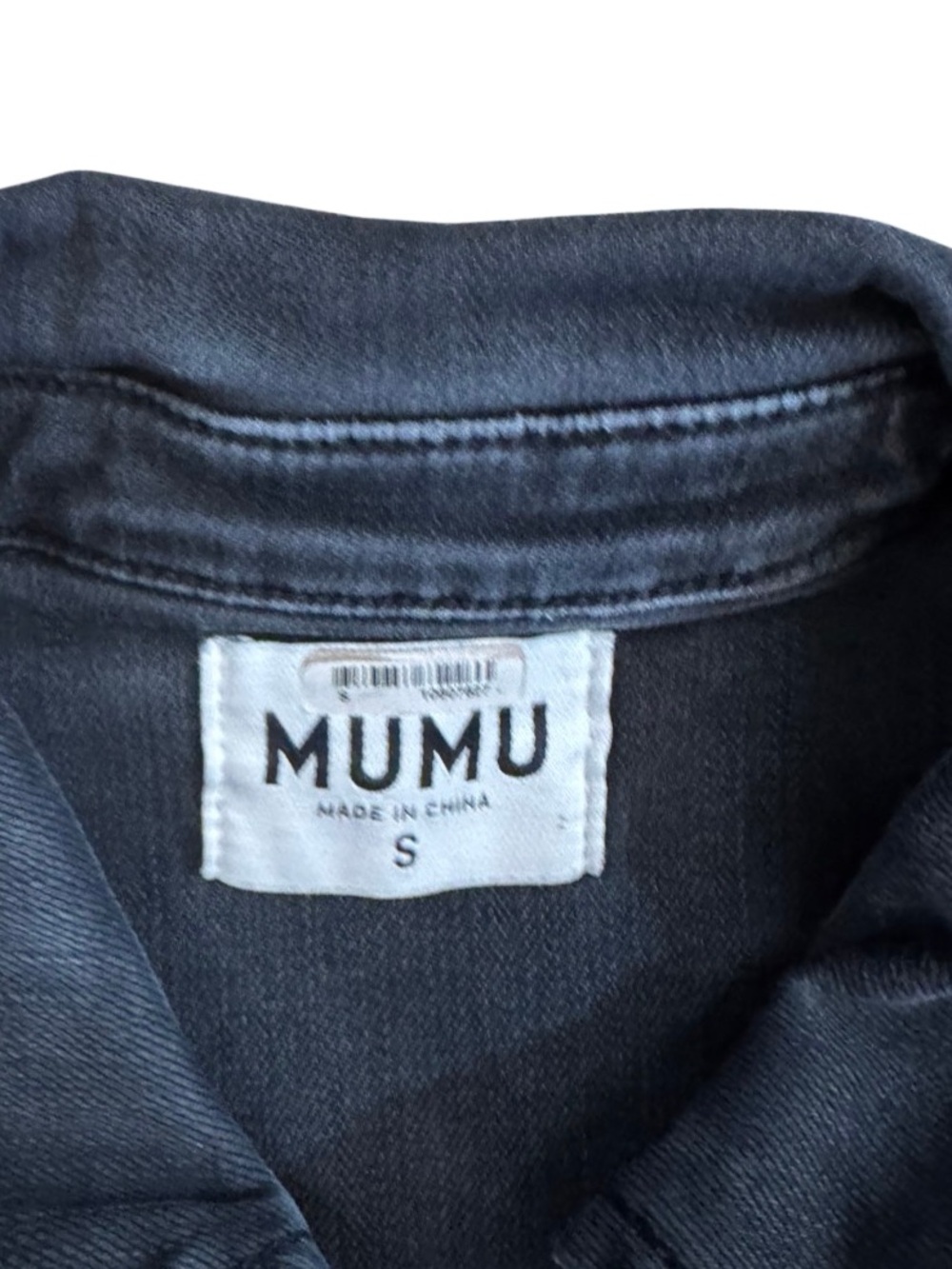 Show Me Your Mumu Women's Everhart Denim Jumpsuit in Black Size Small - Picture 8 of 11